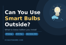 can you use smart bulbs outside